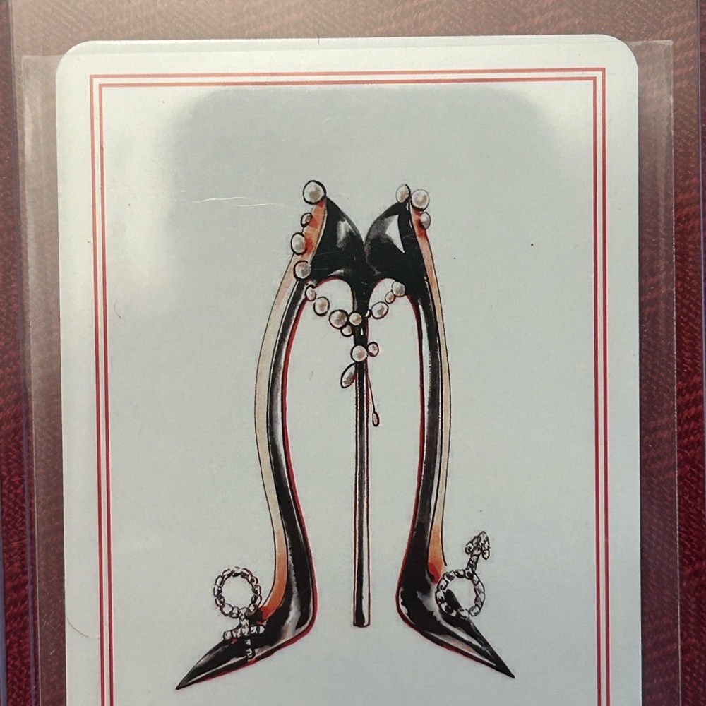2 Deuces Louis Vuitton #2 Playing Card, Louboutin #2 Playing Card Mint Cond. - Picture 4 of 5
